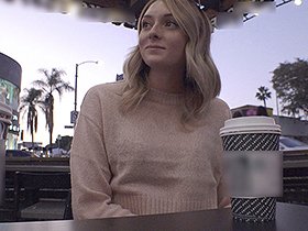 ロスでナンパした女優の卵が身長170cm以上で美脚と肉厚美尻ひっさげて中年おやじと生ハメSEXのAV出演 シャーロット(23歳) サンプル動画サムネイル